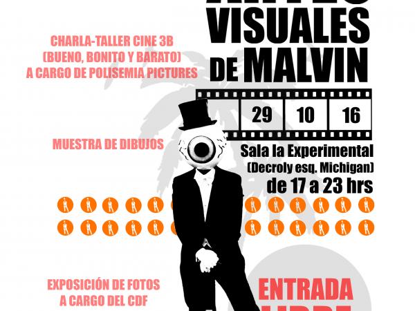 Afiche del 1º Festival de Artes Visuales de Malvín