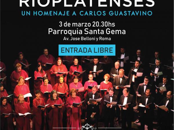 Coro Nacional del SODRE presenta: RITMOS RIOPLATENSES
